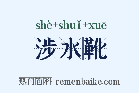 涉水靴是什么意思的图片